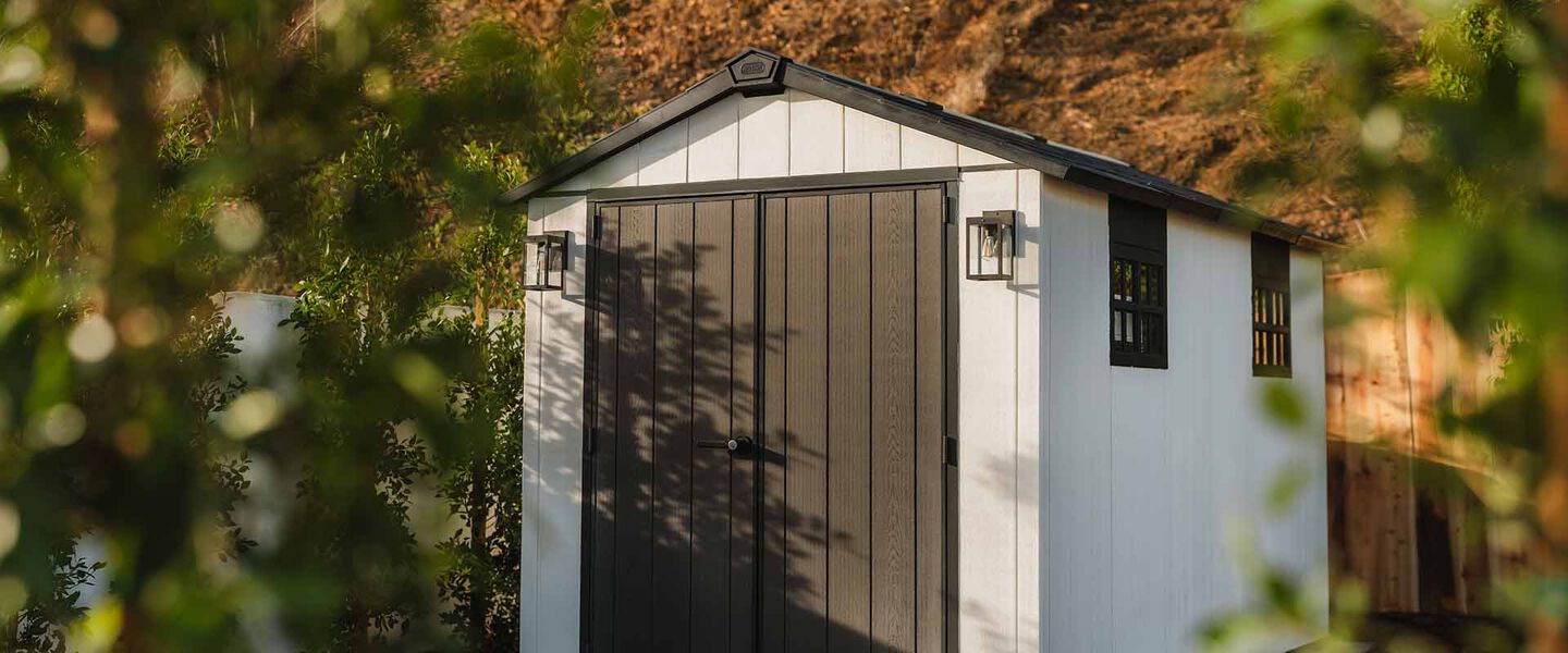 a keter shed outdoor