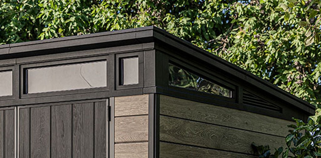 Signature Ashwood Brown Storage Shed - 9x7 Shed - Keter US