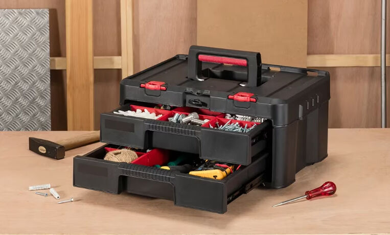 Stack and Roll 2-Drawer Tool Box