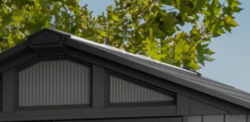 Stronghold 2.0 8x8 Shed​ - Double Door Shed - Gray - Keter US