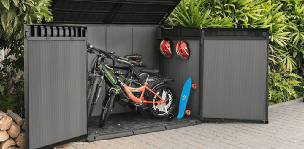 Premier Jumbo Grey Small Storage Shed - 6x3.5 Shed - Keter US