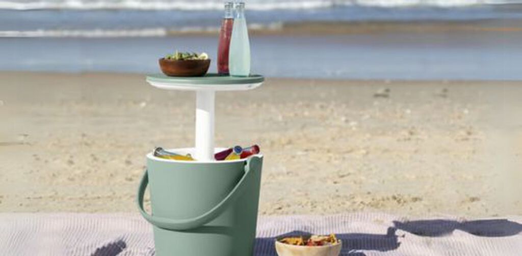Green Portable Cooler Table - Keter US