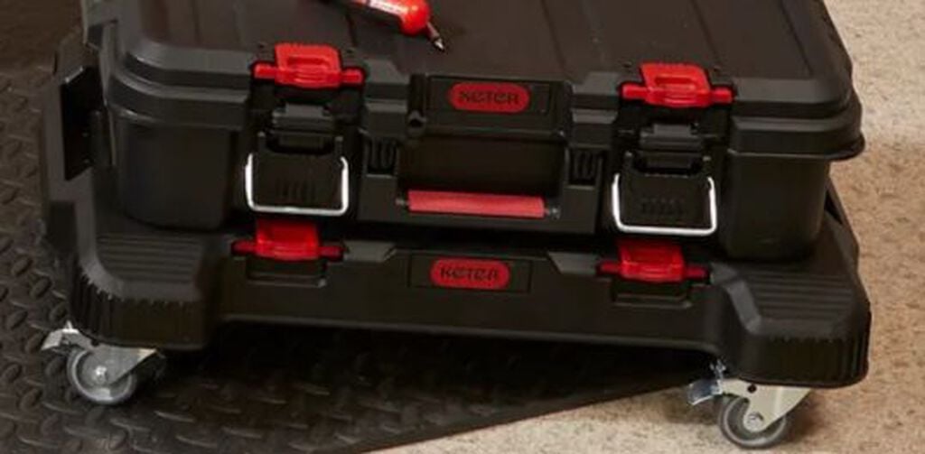 Stack N Roll Dolly 4-Wheel Rolling Base Accessory - Keter US