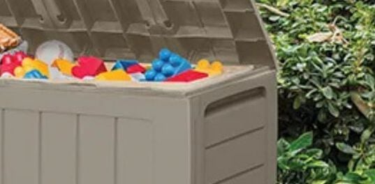 71 Gallon Storage Marvel Deck Box Beige - Keter US