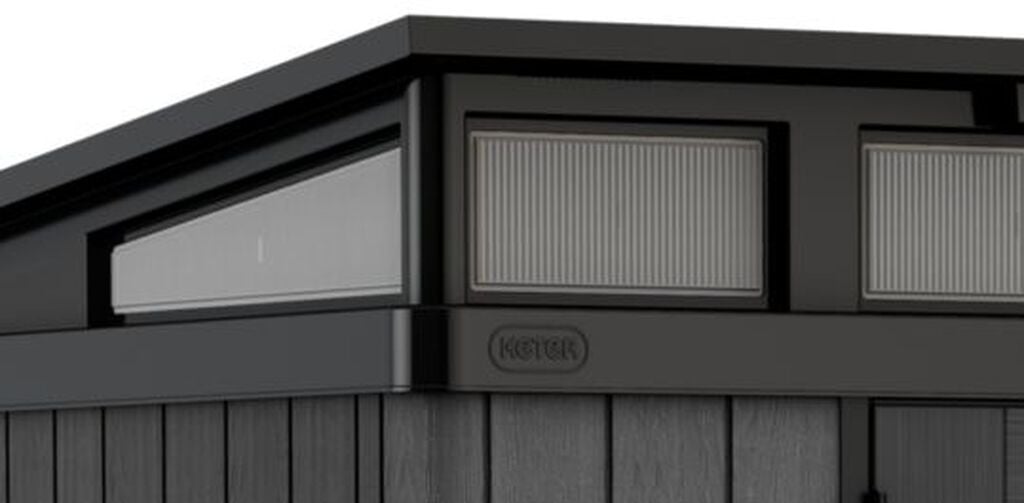 Keter Belfort 8x6 Storage Shed - Graphite - Keter US