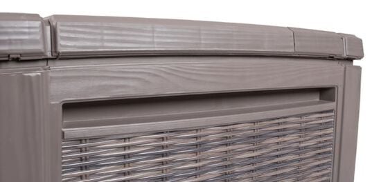 Signature 135 Gallon Deck Box - Mist Grey