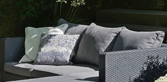 Salta 3 Seater Settee Outdoor Sofa - Graphite - Keter US