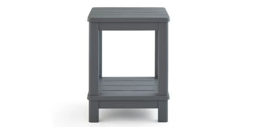 Deluxe Adirondack Two Tier Side Table - Gray - Keter US