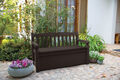 Solana garden bench by Keter on a patio
