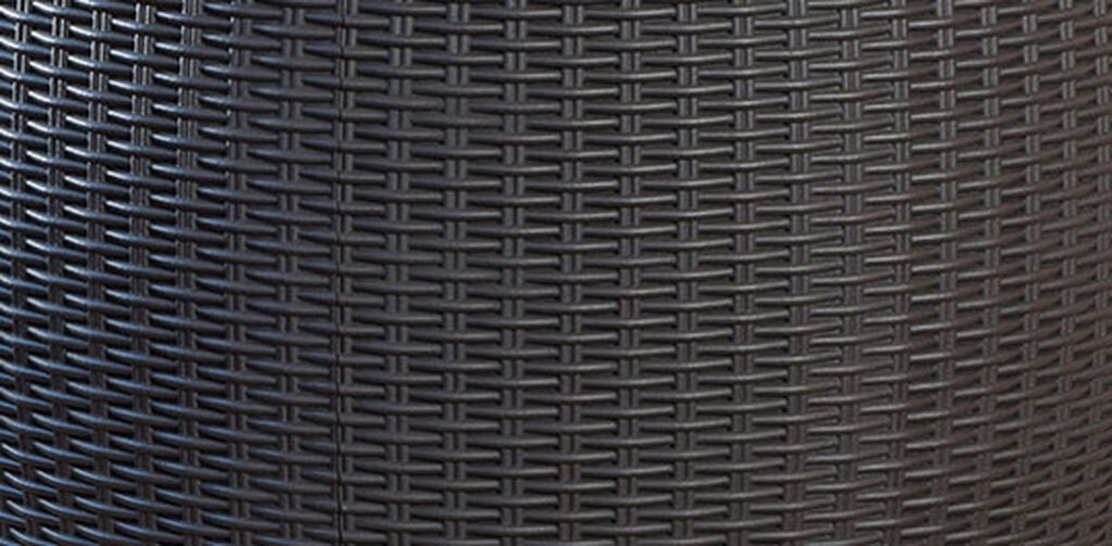 Circa Grey Rattan 37 Gallon Storage Deck Box - Keter US