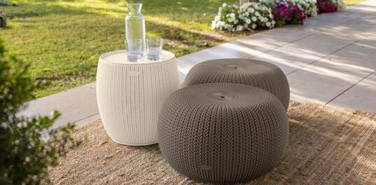 Cozy 3-Piece Outdoor Seating Set Brown - Keter US