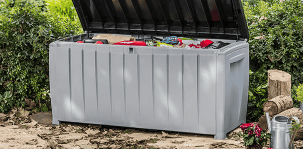 Novel Black 90 Gallon Storage Deck Box - Keter US