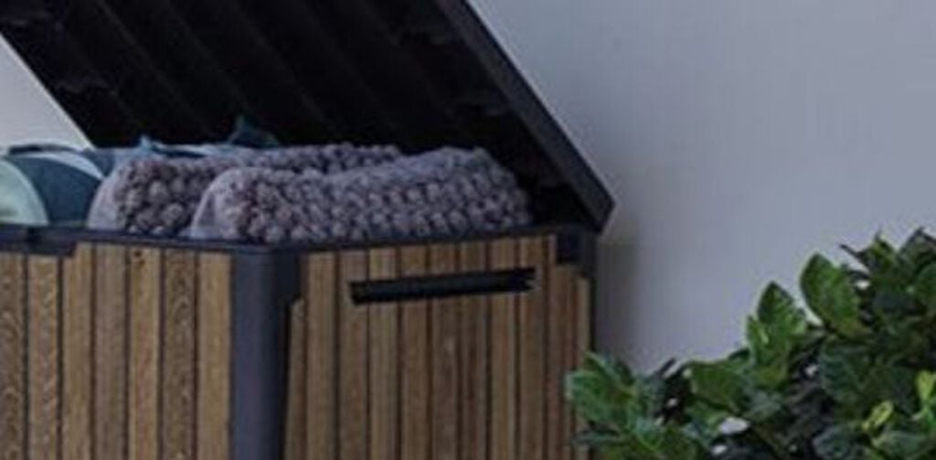 30 Gallon Storage Deck Box Signature Walnut Brown - Keter US