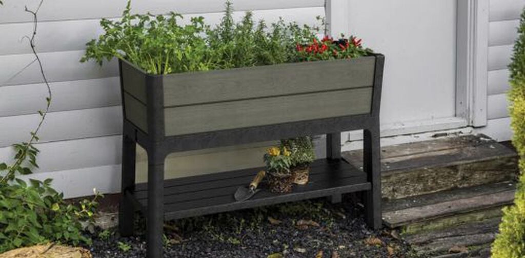 Darwin 29 Gallon Elevated Garden Bed - Green - Keter US