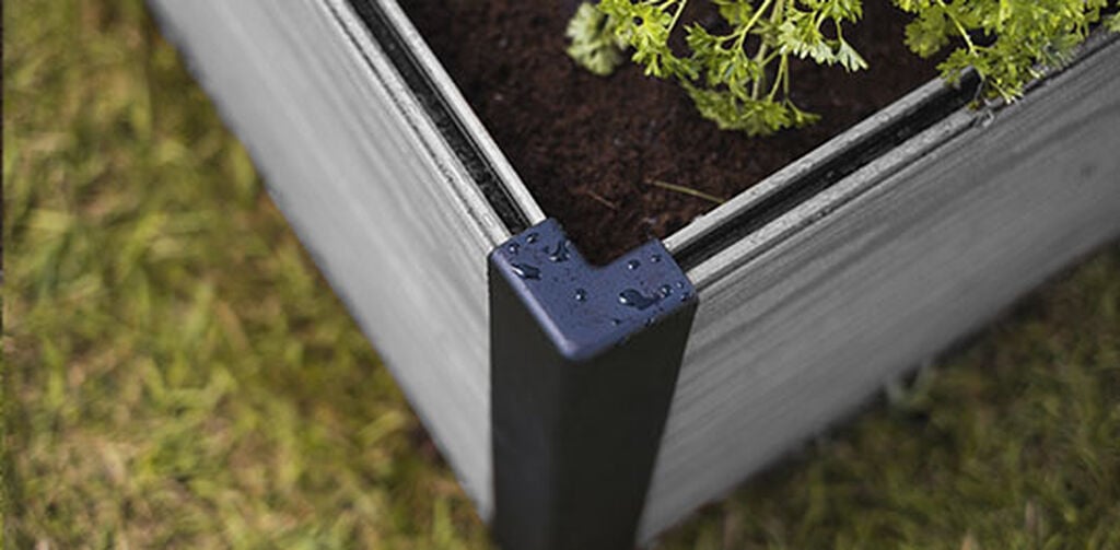 Graphite Maple Resin Raised Garden Bed - Keter US