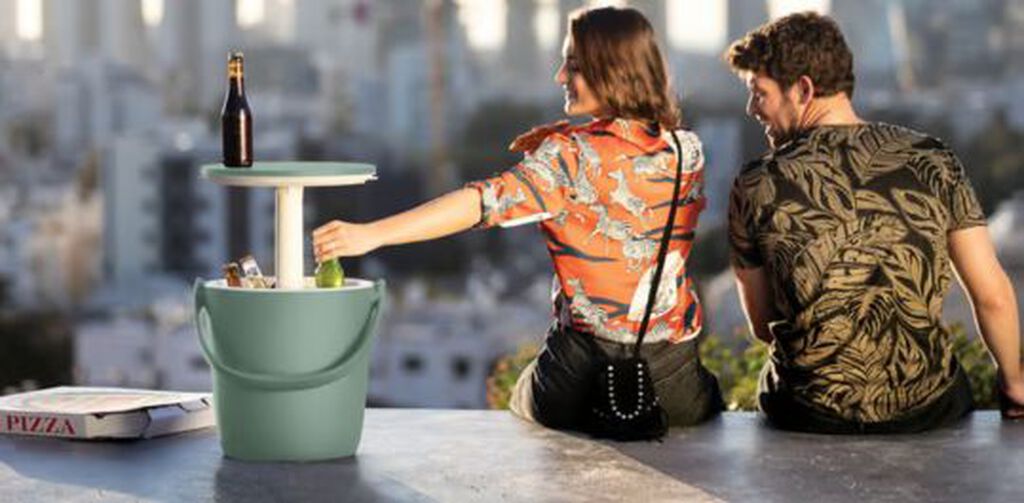 Green Portable Cooler Table - Keter US