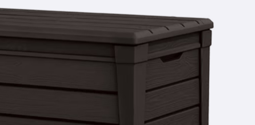 Brightwood Brown 120 Gallon Storage Deck Box - Keter US