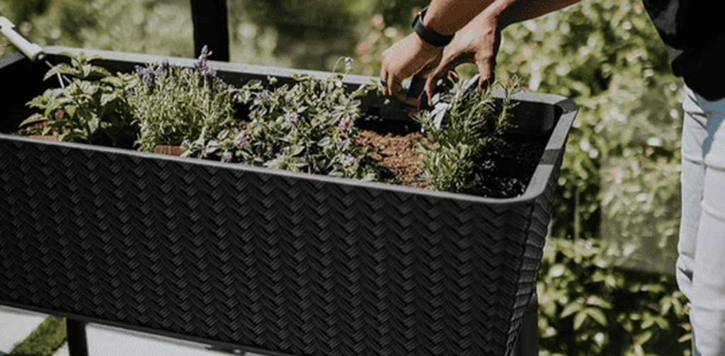 Graphite Splendor 31.7 Gallon Elevated Garden Bed - Keter US