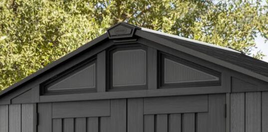 Stronghold Gray Large Storage Shed - 8x6 Shed - Keter US