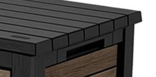 165 Gallon Storage Box Signature Deck Box Walnut Brown - Keter US