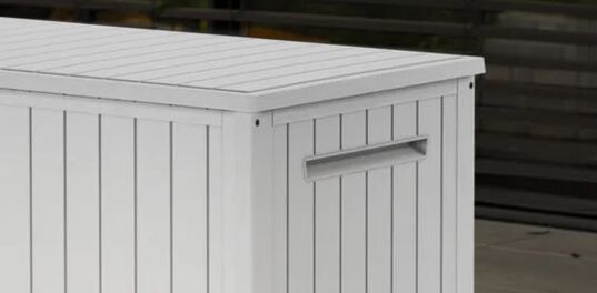 170 Gallon Outdoor Deck Box White - Keter US