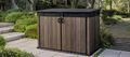 keter walnut horizontal resin shed