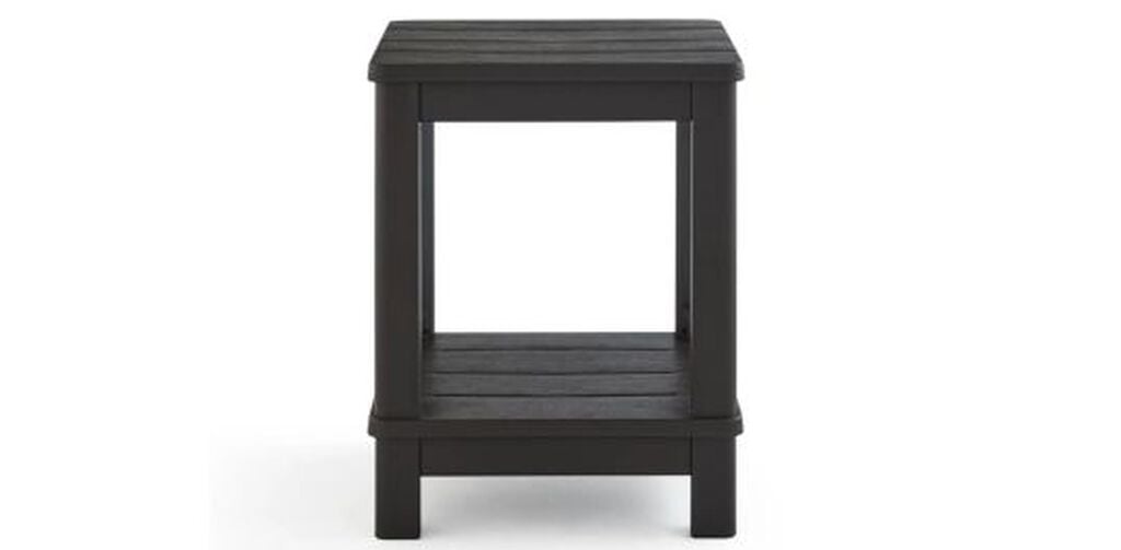 Deluxe Adirondack Two Tier Side Table - Brown - Keter US