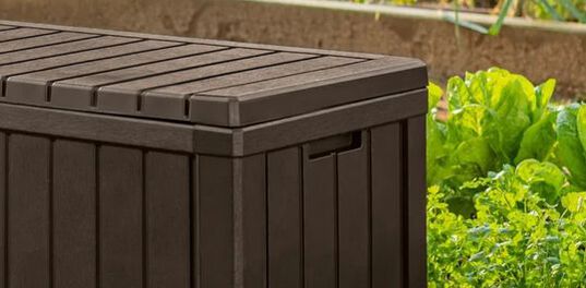 92 Gallon Deck Box Kentwood Storage Box Brown - Keter US
