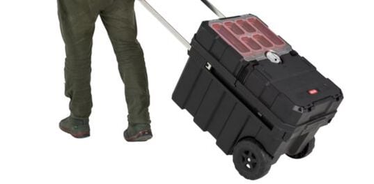 Masterloader Rolling Tool Box with Cantilever Organizer - Keter US