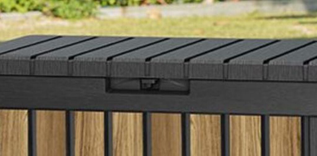 50 Gallon Signature Outdoor Storage Box Oak Brown - Keter US