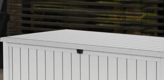 170 Gallon Outdoor Deck Box White - Keter US