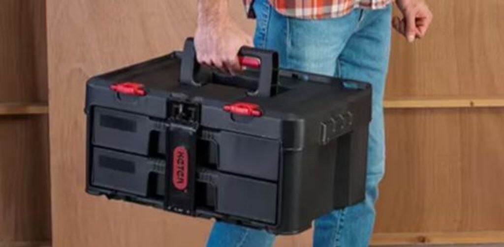 2-Drawer Tool Storage Box Stack and Roll Accessory - Keter US