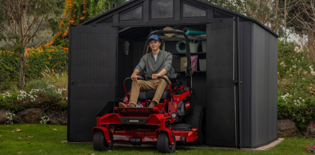 Stronghold 2.0 10x8 Resin Storage Shed - Graphite - Keter US