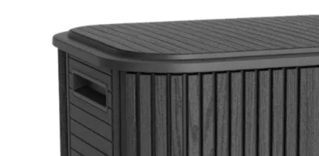 Velo 30 Gal Outdoor Cabinet Deck Box Graphite Set of 2 - Keter US