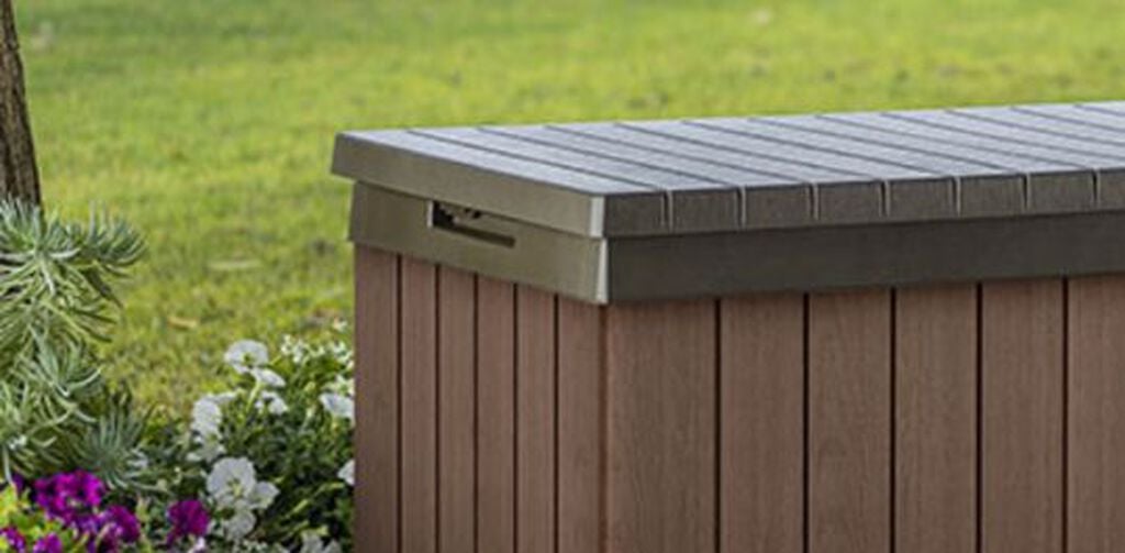 Darwin Brown 150 Gallon Storage Deck Box - Keter US