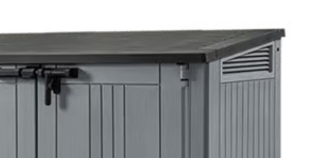 SIO Prime Graphite Small Storage Shed - 4x2 Shed - Keter US