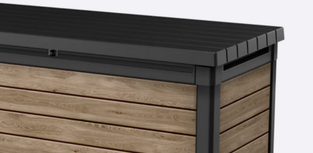 Signature Ashwood Brown 150 Gallon Storage Deck Box - Keter US