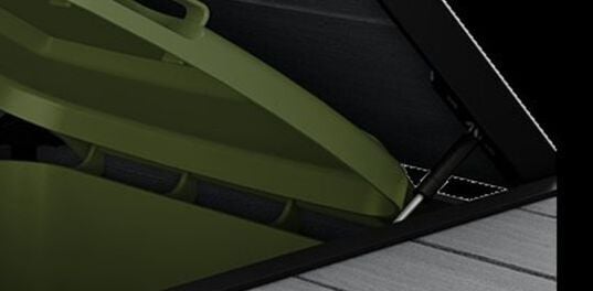 Hide Away 2 x 96 Gal. Trash Can Storage Shed - Keter US