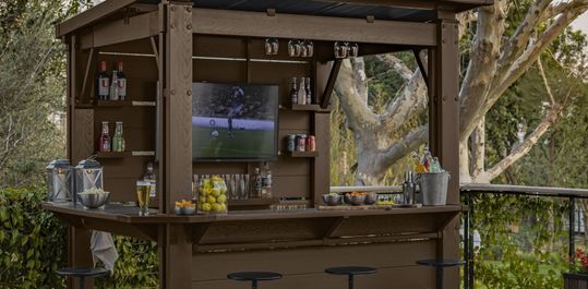 keter outdoor bar gazebo