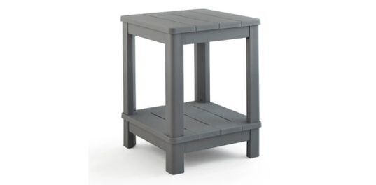 Deluxe Grey Outdoor Adirondack Side Table - Keter US