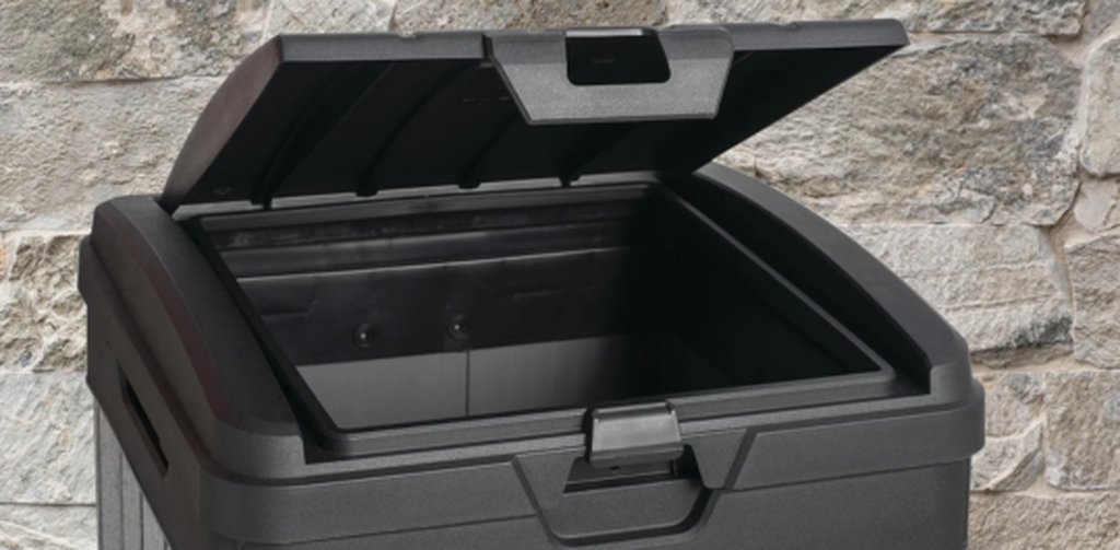 Darwin Gray Outdoor Trash Can - Keter US