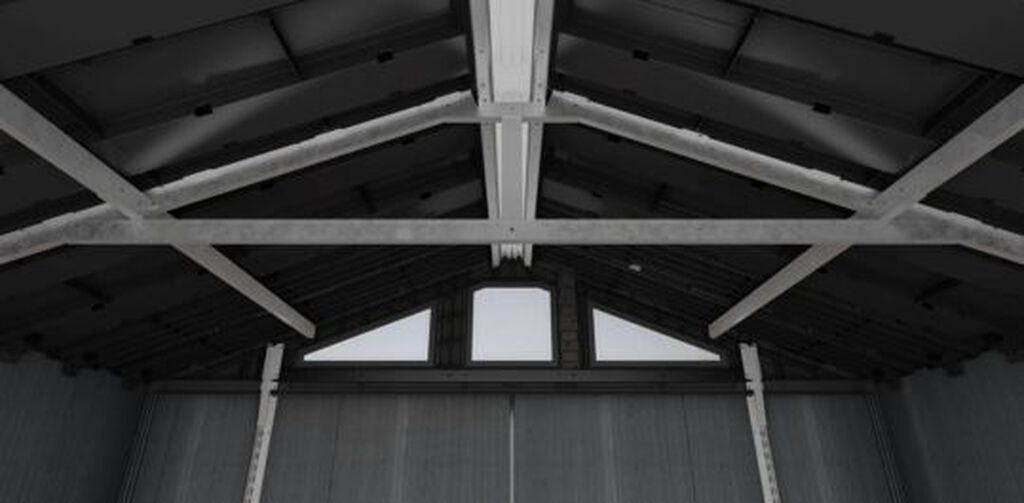 Stronghold 2.0 8x8 Shed​ - Double Door Shed - Gray - Keter US