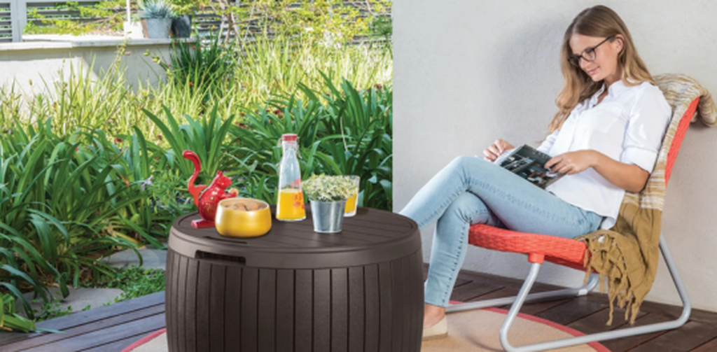 Circa Brown 37 Gallon Storage Deck Box - Keter US