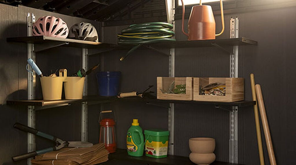 Black Shelf Kit 40 for Storage Sheds - Keter US