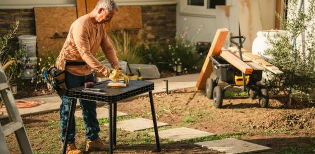Ultimate Workbench Portable Work Table - Black - Keter US