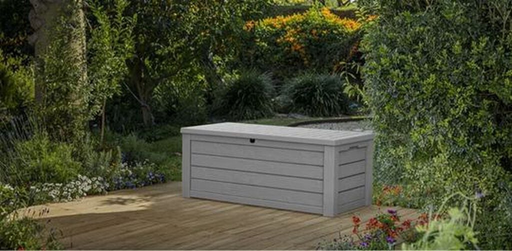 150 Gallon Outdoor Storage Box Westwood Light Gray - Keter US
