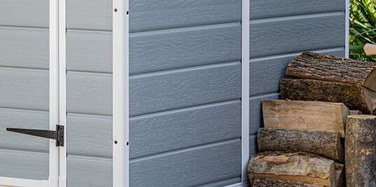 Manor Grey Large Storage Shed - 6x8 Shed - Keter