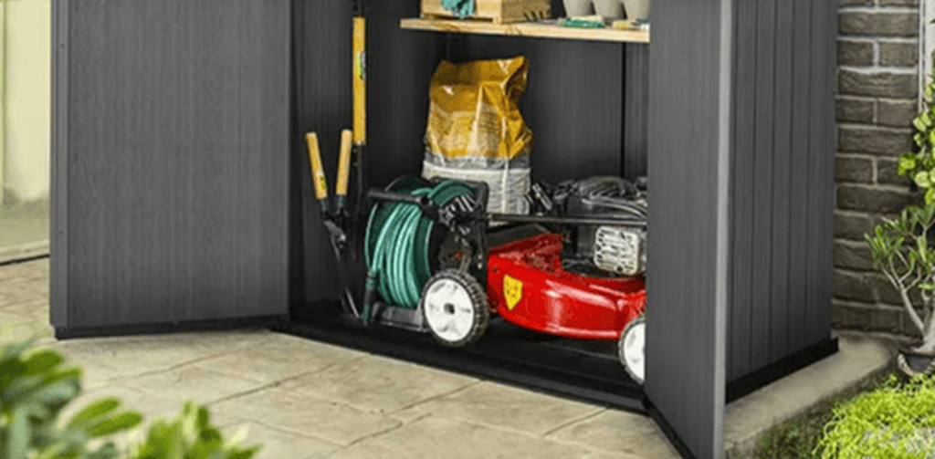 Store-It-Out (SIO) Darwin Graphite Small Storage Shed - Keter US