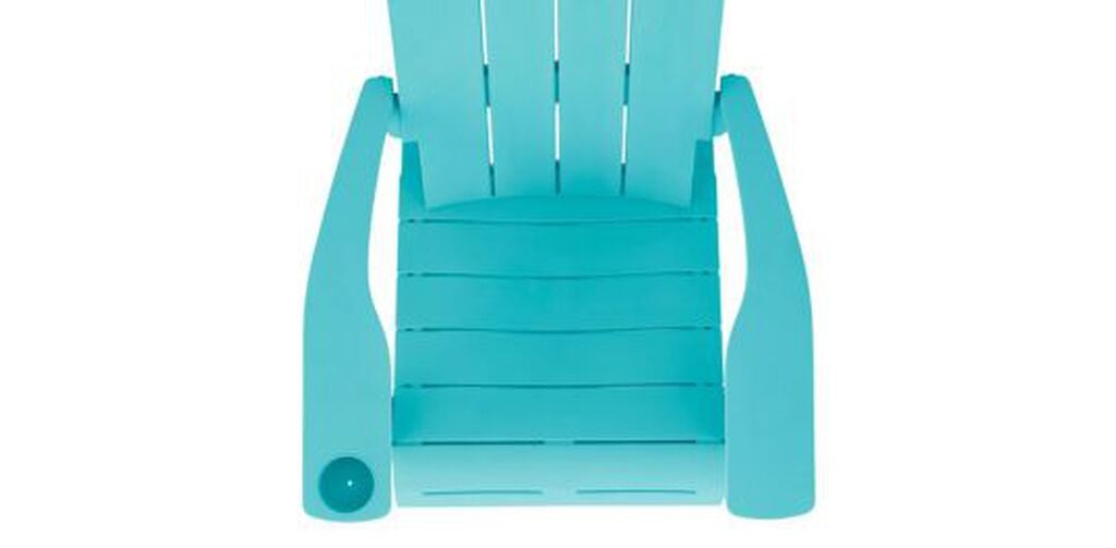 Modern Adirondack Chair With Cup Holder Teal - Keter US