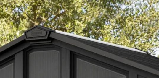 Stronghold Gray Large Storage Shed - 8x6 Shed - Keter US